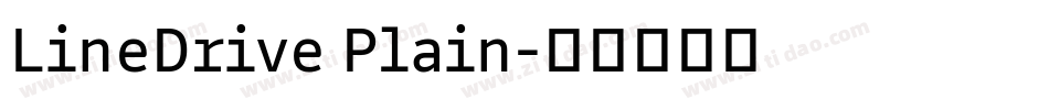 LineDrive Plain字体转换
